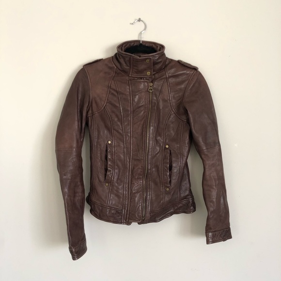 Brown Leather Jacket (M/EU28) - Picture 1 of 5